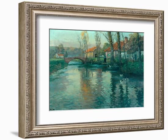 The River-Fritz Thaulow-Framed Giclee Print