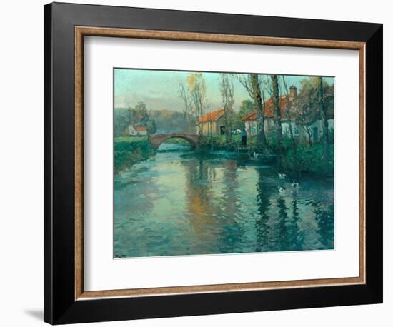 The River-Fritz Thaulow-Framed Giclee Print