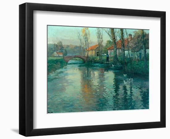 The River-Fritz Thaulow-Framed Giclee Print