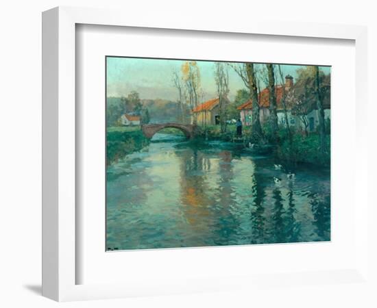 The River-Fritz Thaulow-Framed Giclee Print