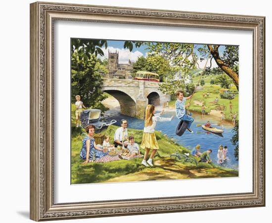 The Riverbank-Trevor Mitchell-Framed Giclee Print