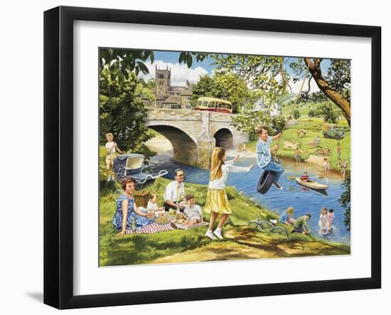 The Riverbank-Trevor Mitchell-Framed Giclee Print