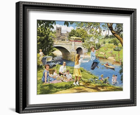 The Riverbank-Trevor Mitchell-Framed Giclee Print