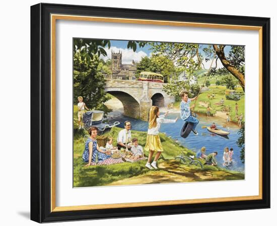 The Riverbank-Trevor Mitchell-Framed Giclee Print