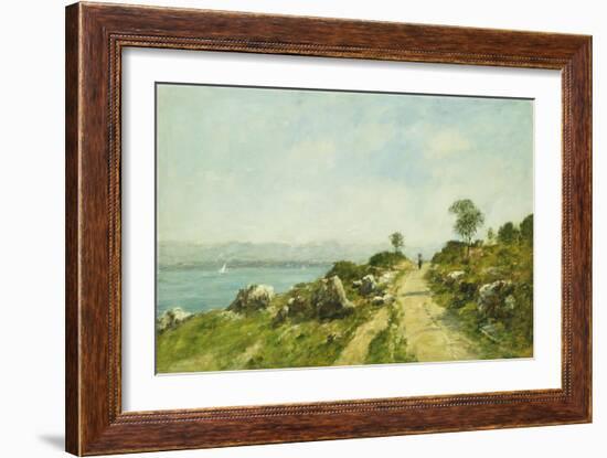 The Road, Antibes-Eugène Boudin-Framed Giclee Print