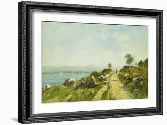 The Road, Antibes-Eugène Boudin-Framed Giclee Print