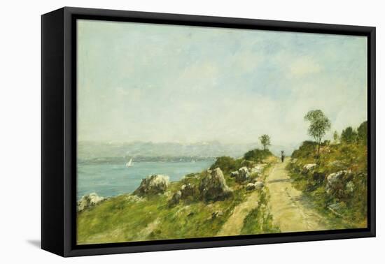 The Road, Antibes-Eugène Boudin-Framed Premier Image Canvas