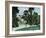 The Road at Pontoise, 1875-Paul Cézanne-Framed Giclee Print