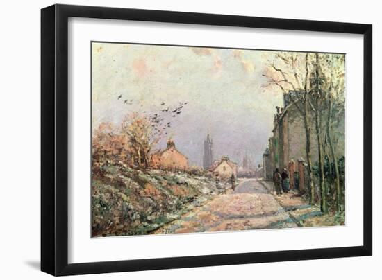 The Road, Effect of Winter, 1872-Sir Lawrence Alma-Tadema-Framed Giclee Print