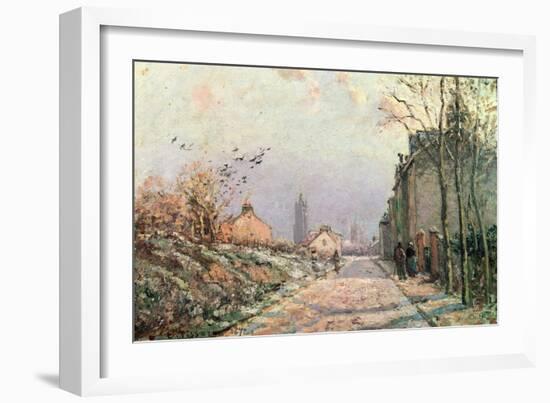 The Road, Effect of Winter, 1872-Sir Lawrence Alma-Tadema-Framed Giclee Print