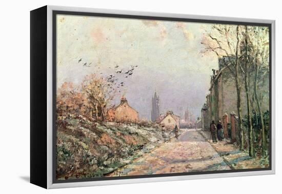 The Road, Effect of Winter, 1872-Sir Lawrence Alma-Tadema-Framed Premier Image Canvas