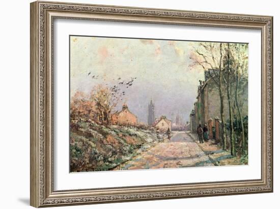 The Road, Effect of Winter, 1872-Sir Lawrence Alma-Tadema-Framed Giclee Print