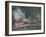 The Road from Moret to Saint-Mammès, 1883-85-Alfred Sisley-Framed Giclee Print