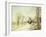 The Road from Veneux to Moret on a Spring Day, 1886-Alfred Sisley-Framed Giclee Print