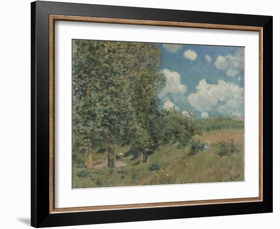 The Road from Versailles to Saint-Germain, 1875-Alfred Sisley-Framed Giclee Print