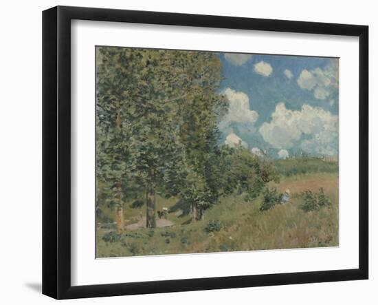 The Road from Versailles to Saint-Germain, 1875-Alfred Sisley-Framed Giclee Print