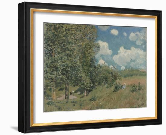 The Road from Versailles to Saint-Germain, 1875-Alfred Sisley-Framed Giclee Print