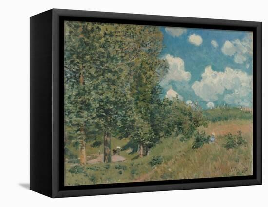 The Road from Versailles to Saint-Germain, 1875-Alfred Sisley-Framed Premier Image Canvas