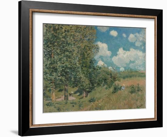 The Road from Versailles to Saint-Germain, 1875-Alfred Sisley-Framed Giclee Print