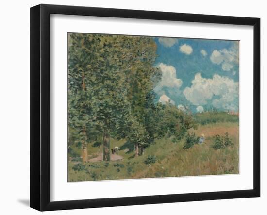 The Road from Versailles to Saint-Germain, 1875-Alfred Sisley-Framed Giclee Print