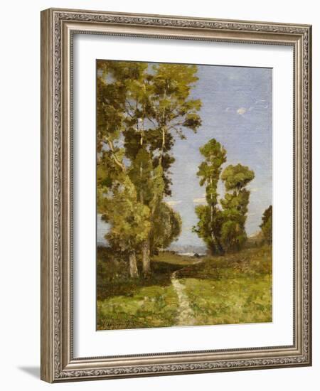 The Road leading to the Lake-Henri-Joseph Harpignies-Framed Giclee Print