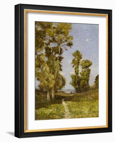 The Road leading to the Lake-Henri-Joseph Harpignies-Framed Giclee Print