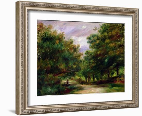 The Road Near Cagnes, 1905-Pierre-Auguste Renoir-Framed Giclee Print