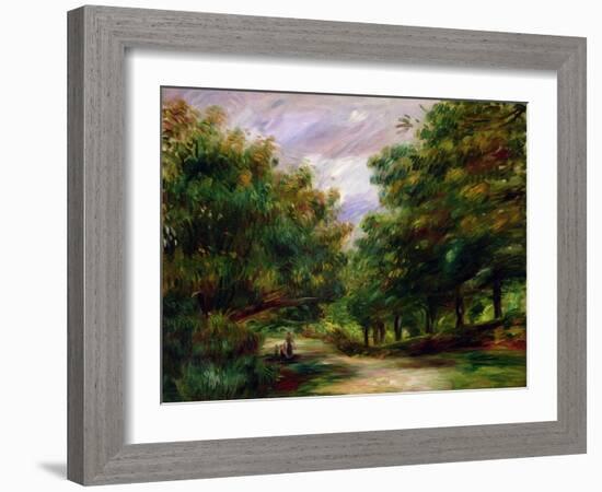 The Road Near Cagnes, 1905-Pierre-Auguste Renoir-Framed Giclee Print