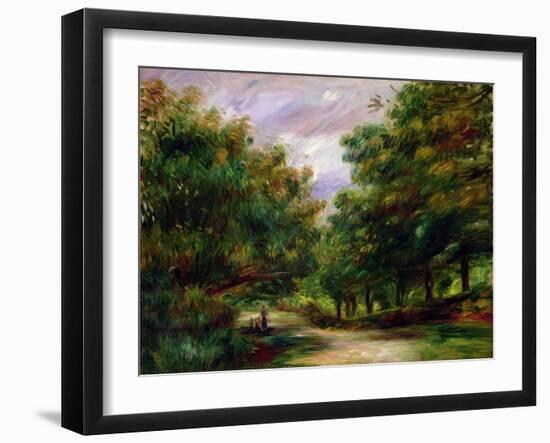 The Road Near Cagnes, 1905-Pierre-Auguste Renoir-Framed Giclee Print