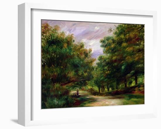 The Road Near Cagnes, 1905-Pierre-Auguste Renoir-Framed Giclee Print