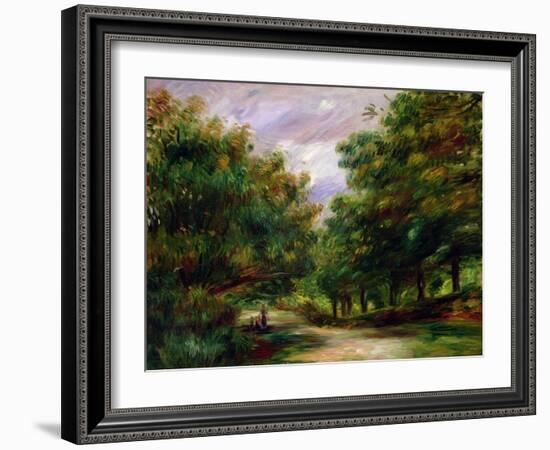 The Road Near Cagnes, 1905-Pierre-Auguste Renoir-Framed Giclee Print