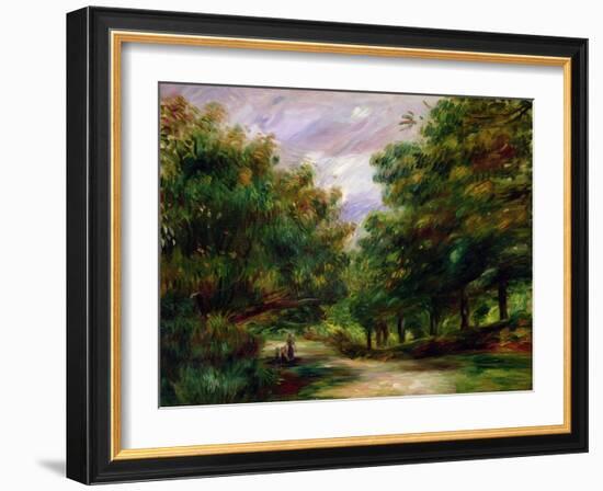 The Road Near Cagnes, 1905-Pierre-Auguste Renoir-Framed Giclee Print