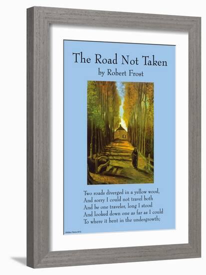 The Road Not Taken-null-Framed Premium Giclee Print