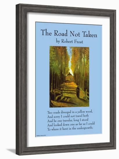 The Road Not Taken-null-Framed Art Print