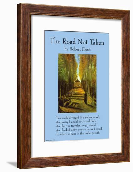 The Road Not Taken-null-Framed Art Print