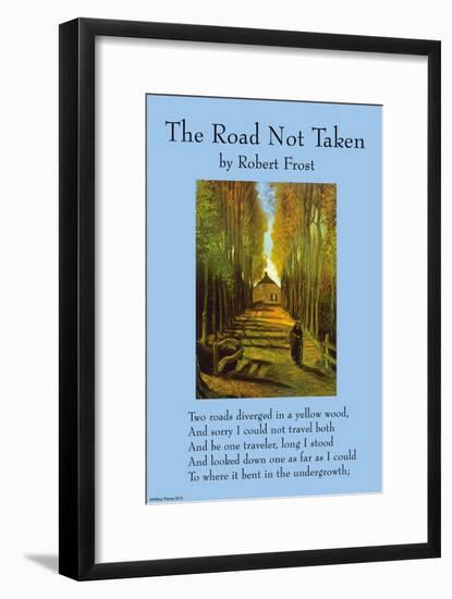 The Road Not Taken-null-Framed Art Print