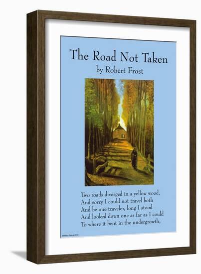 The Road Not Taken-null-Framed Art Print