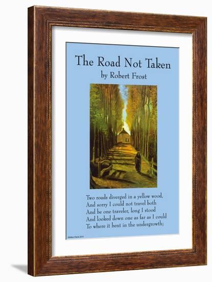 The Road Not Taken-null-Framed Art Print