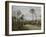 The Road of Louveciennes, c.1870-Camille Pissarro-Framed Giclee Print