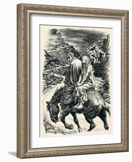 The Road of Victory - Stage Vi, C1920-Bernard Partridge-Framed Giclee Print