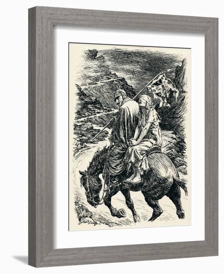 The Road of Victory - Stage Vi, C1920-Bernard Partridge-Framed Giclee Print