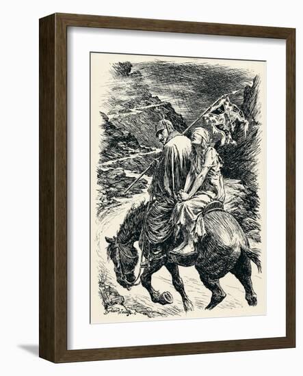 The Road of Victory - Stage Vi, C1920-Bernard Partridge-Framed Giclee Print