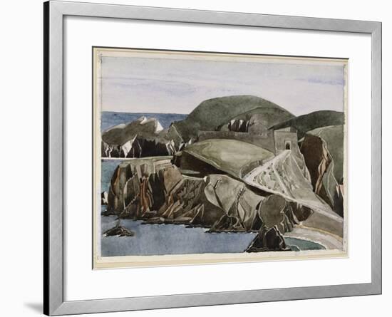 The Road Through the Rocks, C.1926-27-Charles Rennie Mackintosh-Framed Giclee Print