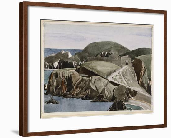 The Road Through the Rocks, C.1926-27-Charles Rennie Mackintosh-Framed Giclee Print