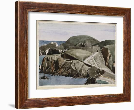 The Road Through the Rocks, C.1926-27-Charles Rennie Mackintosh-Framed Giclee Print