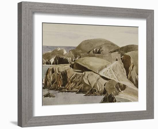 The Road Through the Rocks-Charles Rennie Mackintosh-Framed Giclee Print