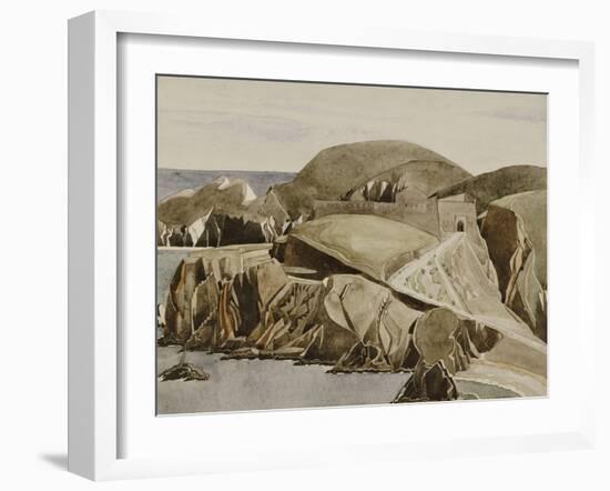 The Road Through the Rocks-Charles Rennie Mackintosh-Framed Giclee Print