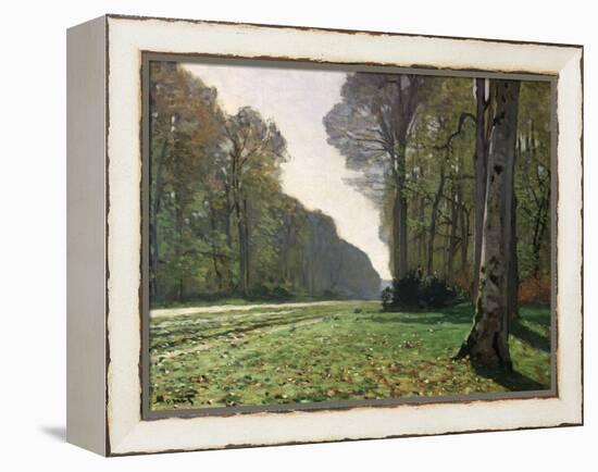 The Road to Bas-Breau, Fontainebleau, circa 1865-Claude Monet-Framed Premier Image Canvas