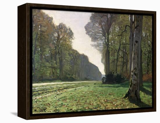 The Road to Bas-Breau, Fontainebleau, circa 1865-Claude Monet-Framed Premier Image Canvas