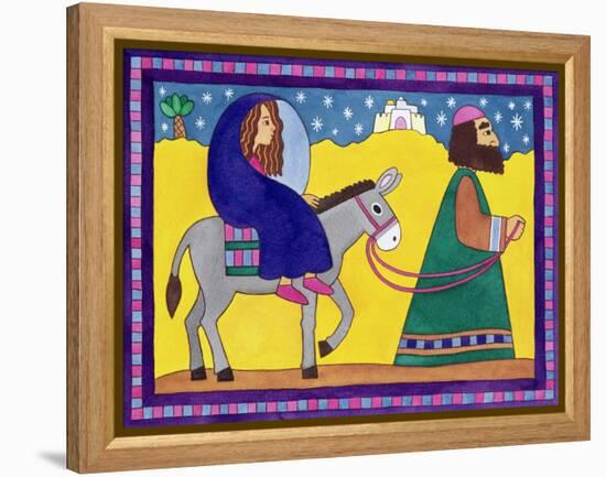 The Road to Bethlehem-Cathy Baxter-Framed Premier Image Canvas